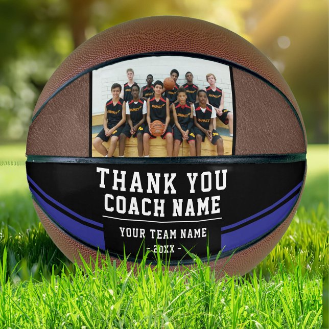 Vielen Dank Coach Team Name und Foto Basketball (Von Creator hochgeladen)