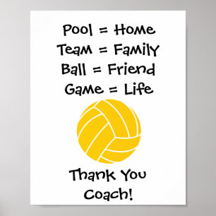 Vielen Dank Coach Wall Art Poster