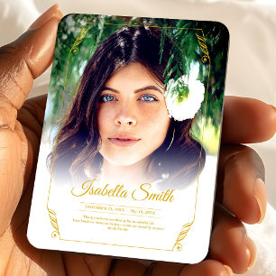 Vielen Dank Custom Beuneral Foto Beileid Trauerver Magnet