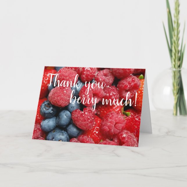 Vielen Dank! Dankeschön Grußkarte Dankeskarte (Vorderseite)