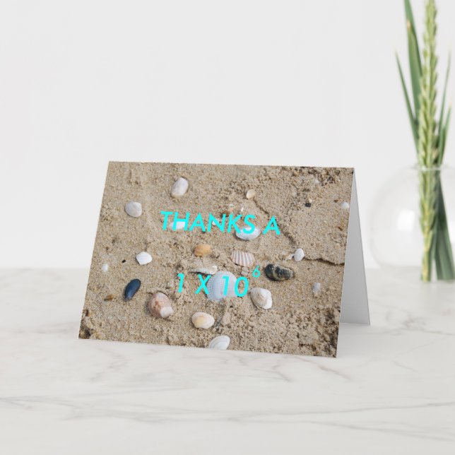 VIELEN DANK - Dankeschön-Karte Dankeskarte (Vorderseite)