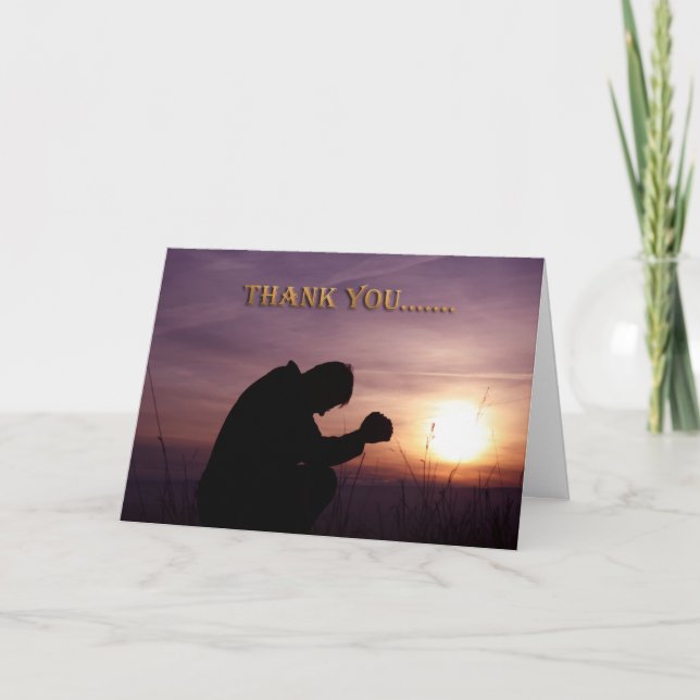 Vielen Dank Dankeskarte (Vorderseite)