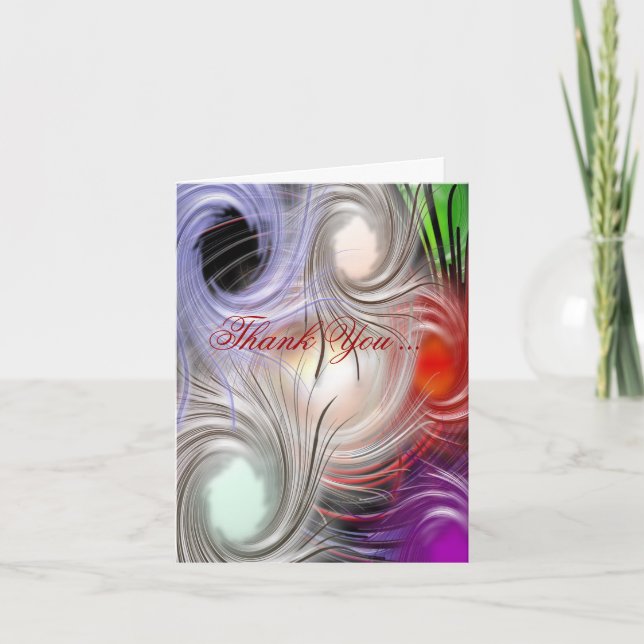 Vielen Dank Dankeskarte (Vorderseite)