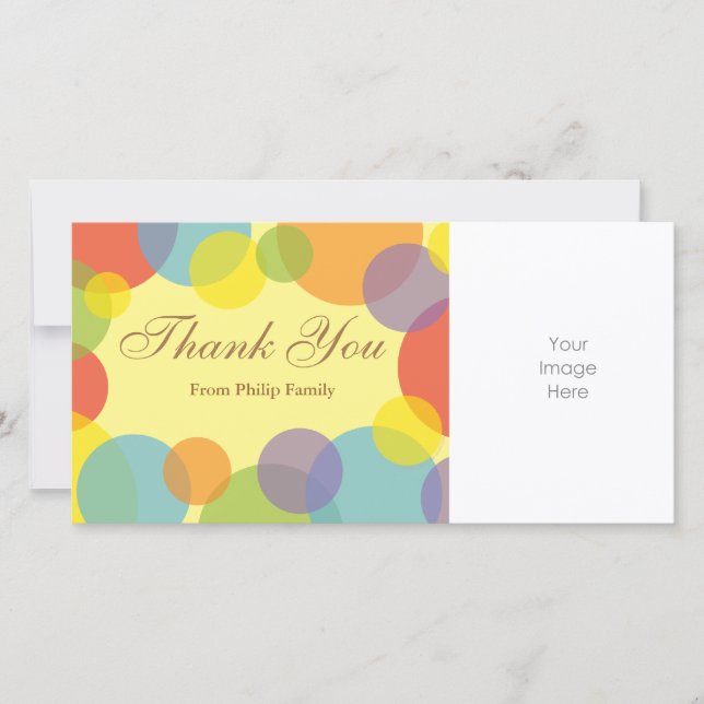 Vielen Dank Dankeskarte (Vorderseite)