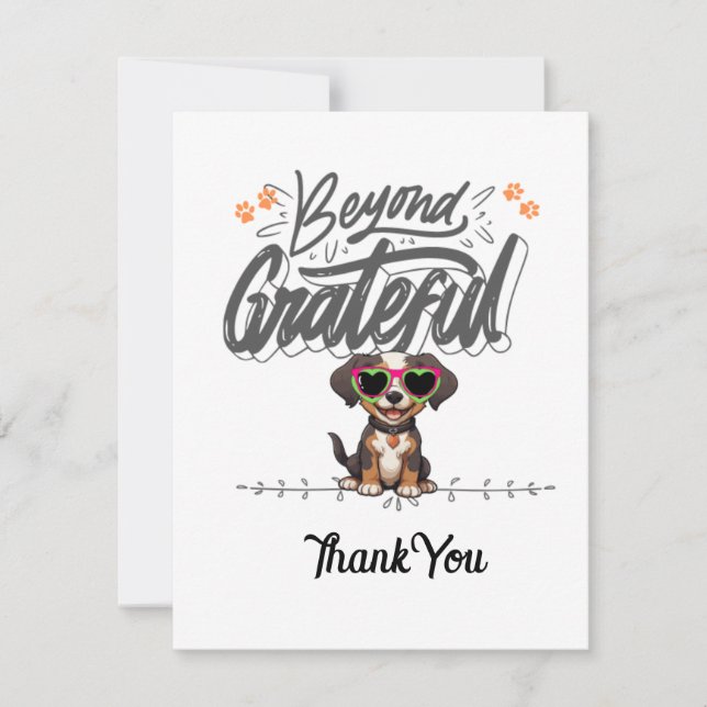 Vielen Dank Dankeskarte (Vorderseite)