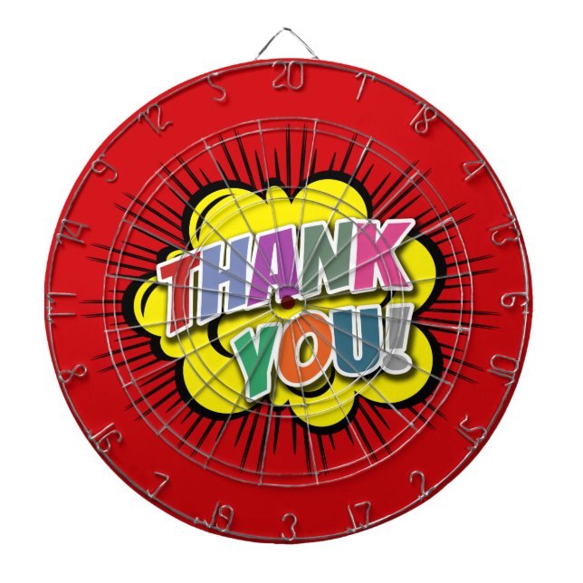 Vielen Dank Dartscheibe (vorne)