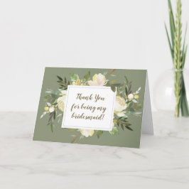 Vielen Dank, dass du meine Bridesmaid-Karte warst Dankeskarte