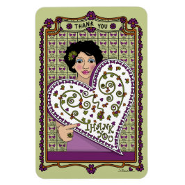 Vielen Dank, dass Sie_A_4x6 Kühlschrank Magnet