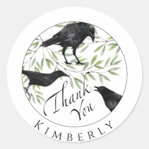 Vielen Dank, dass Sie Aufkleber für den Crow Bird-
