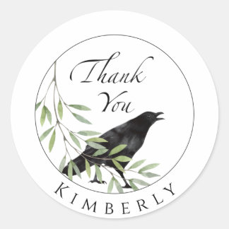 Vielen Dank, dass Sie Aufkleber für den Crow Bird-