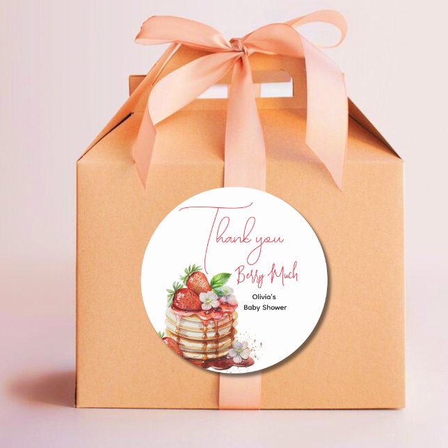 Vielen Dank, dass Sie beeren Runder Aufkleber (Von Creator hochgeladen)