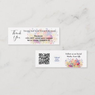 Vielen Dank, dass Sie den Code QR einfügen für die Mini Visitenkarte