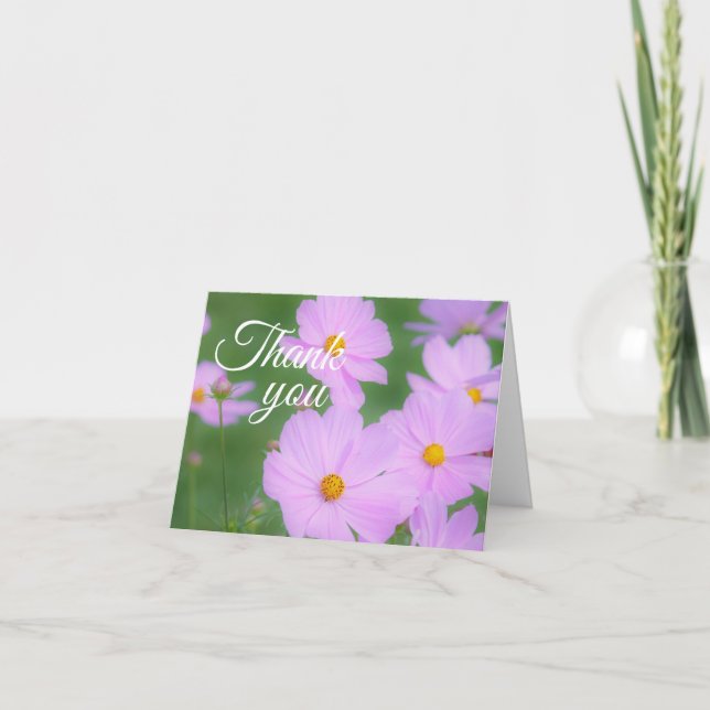 Vielen Dank, dass Sie die Karte mit Blume von Jo I (Vorderseite)