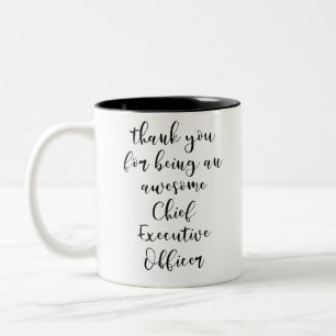 Vielen Dank, dass Sie eine Phantastische Führungs Zweifarbige Tasse
