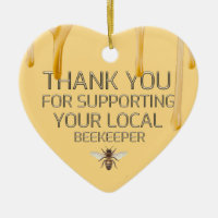 Vielen Dank, dass Sie Honey Tropfen Gelbe Ornament