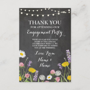 Vielen Dank, dass Sie Ihre Card Verlobung Hochzeit Einladung