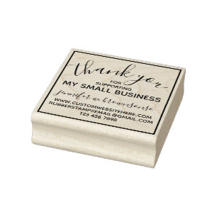 Vielen Dank, dass Sie kleine Unternehmen einfach u Gummistempel
