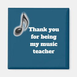 Vielen Dank, dass Sie meine Lehrerin für Musik sin Magnet