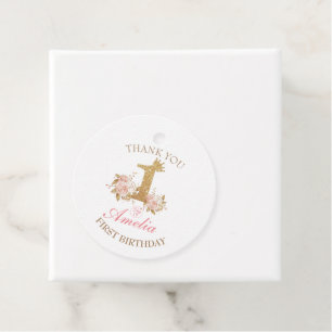 Vielen Dank, dass Sie Pink Gold Crown Princess 1. Geschenkanhänger
