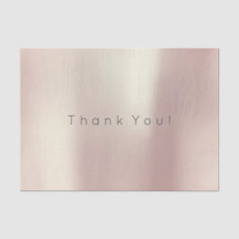 Vielen Dank, dass Sie rosa Rose Gold Blush Metalli Seidenpapier