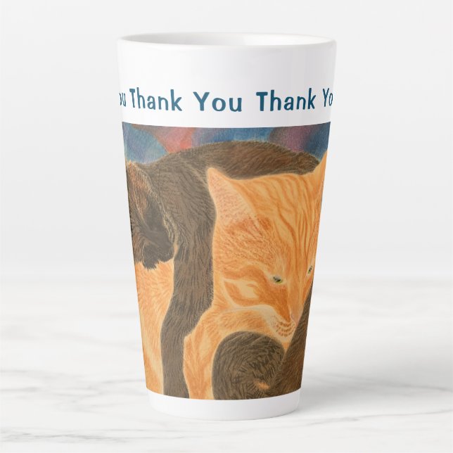 Vielen Dank, dass Sie sich bei der Mama bedanken Milchtasse (Vorderseite)