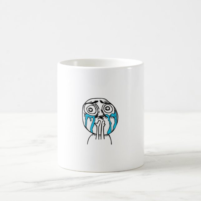 Vielen Dank, dass Sie sich so viel mit Trollface M Kaffeetasse (Mittel)