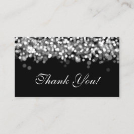 Vielen Dank, dass Sie Silberlampen einsetzen Begleitkarte