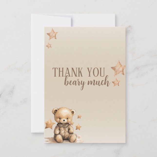 Vielen Dank, dass Sie viel Dankeschön Card Dankeskarte (Vorderseite)