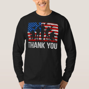 Vielen Dank, dass wir Flag Patriotic Solider Ameri T-Shirt