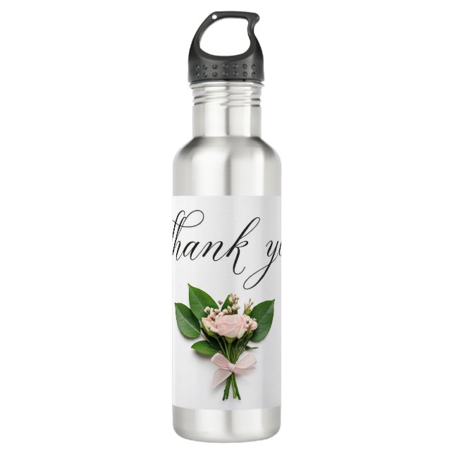Vielen Dank Edelstahlflasche (Vorderseite)