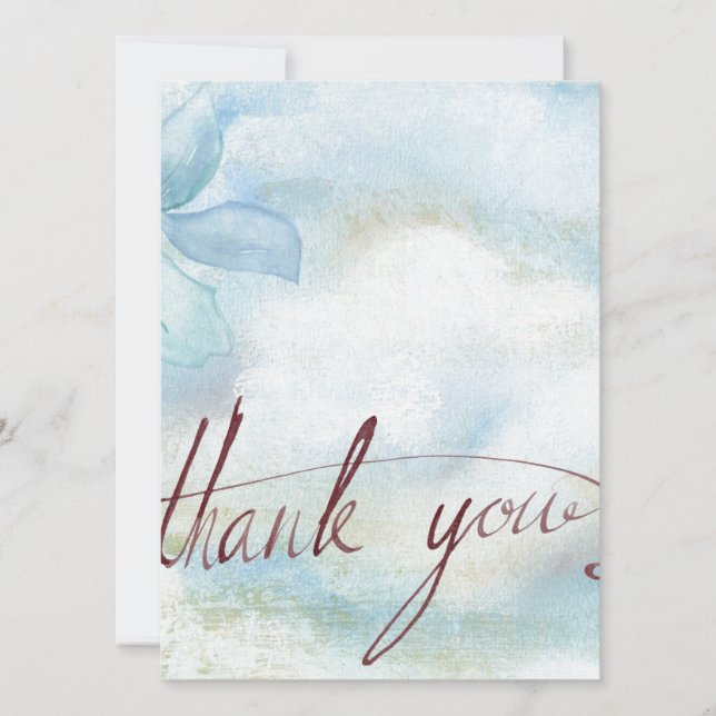 Vielen Dank Einladung (Vorderseite)