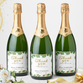 Vielen Dank Elegant Emerald Green Eucalyptus Weddi