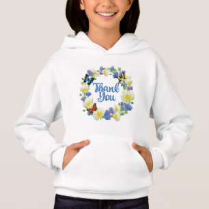 Vielen Dank - Floral Handwriting Vielen Dank Hoodie