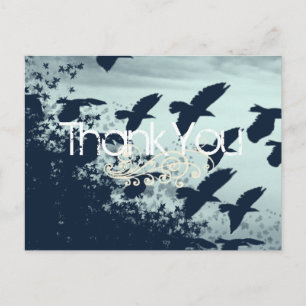 Vielen Dank - Flying Birds - Postkarte
