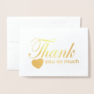 Vielen Dank Folienkarte