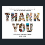 Vielen Dank Foto Collage Coworker Farewell Remüde Poster<br><div class="desc">Personalisiert Vielen Dank, dass Sie Foto Collage für Ihren pensionierten Kollegen, Mitarbeiter, Teammanager oder Chef erhalten haben. Dieses individualisierbare Foto-Geschenk ist auch als Abschiedsgedanke für verlassend Lehrer, Trainer oder Freunde geeignet. Diese Vorlage ist ein einzigartiges und bedeutendes Abschiedsgeschenk, das die wertvollen Momente und Erinnerungen vereint. Das Design verfügt über eine...</div>