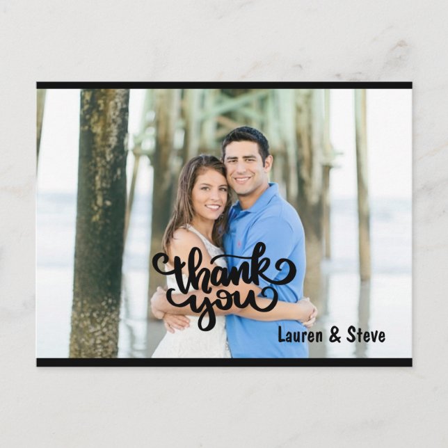 Vielen Dank Foto Postcard Postkarte (Vorderseite)