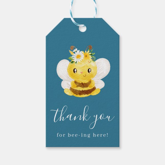 Vielen Dank für das Bienening Here Gevor Geschenk  Geschenkanhänger (Vorderseite)