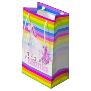 Vielen Dank für das einmalige Regenbogengeschenk f Kleine Geschenktüte