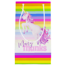 Vielen Dank für das einmalige Regenbogengeschenk f Kleine Geschenktüte