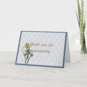 Vielen Dank für das Engagement von Frau Iris, Dankeskarte