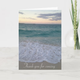 Vielen Dank für den Kartenstrand Dankeskarte