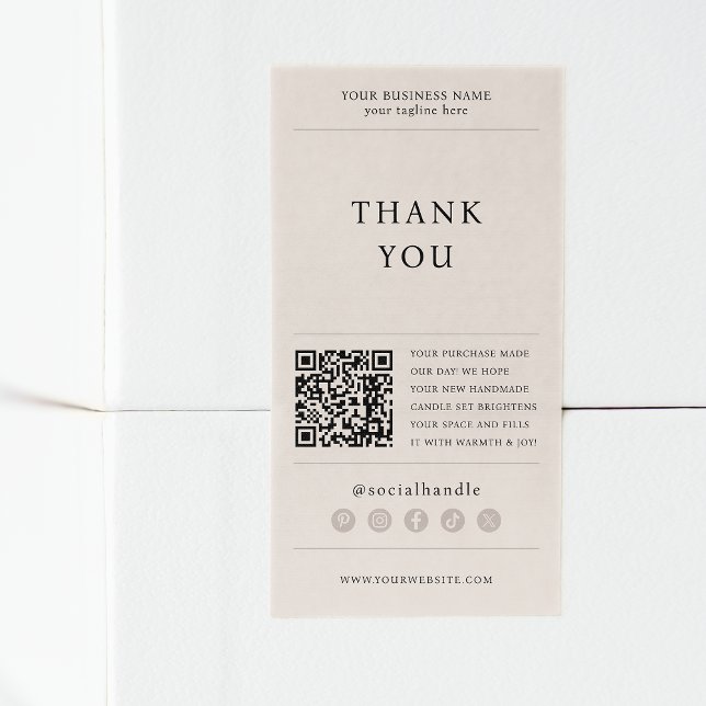 Vielen Dank für den Kauf moderner Beige Shipping (Von Creator hochgeladen)