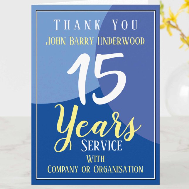 Vielen Dank für den langjährigen Service Karte (Von Creator hochgeladen)