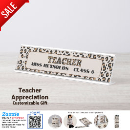 Vielen Dank für die besten Lehrer Custom Quotes Le Schreibtischnamensplakette