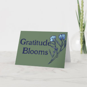 Vielen Dank für die blühenden Blume Karte