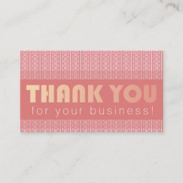 Vielen Dank für die Business Enclosure Card Begleitkarte