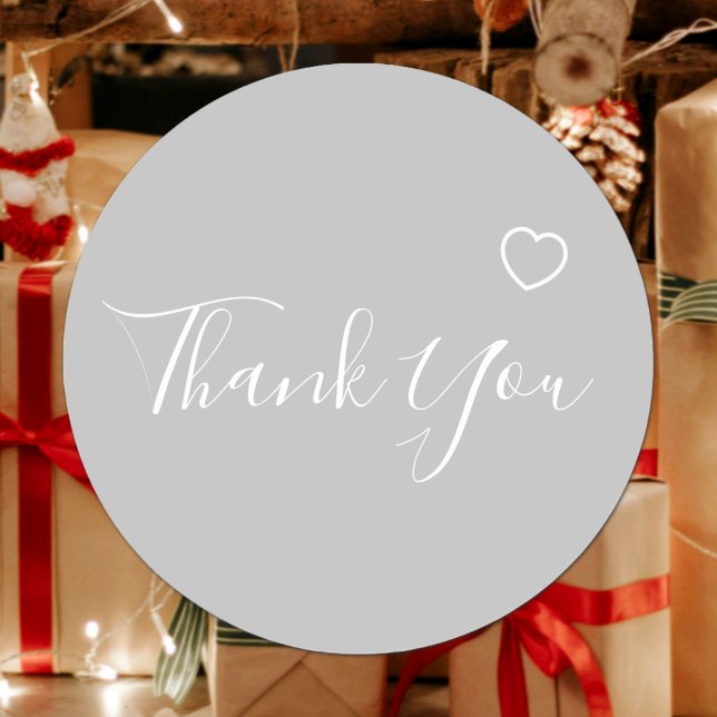 Vielen Dank für die elegante, benutzerdefinierte F Runder Aufkleber (Von Creator hochgeladen)