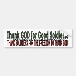 VIELEN DANK FÜR GUTE SOLDATEN! DANKE SOLDIERS! AUTOAUFKLEBER