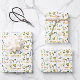 Vielen Dank für Ihr Business Wrapping Paper Sheets Geschenkpapier Set
